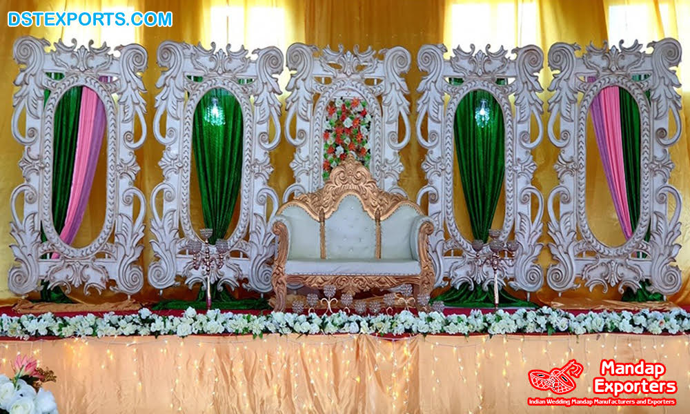 Latest Wedding Reception Stage Decor Ideas & Themes for 2022  Indian wedding  decorations receptions, Engagement stage decoration, Wedding entrance decor