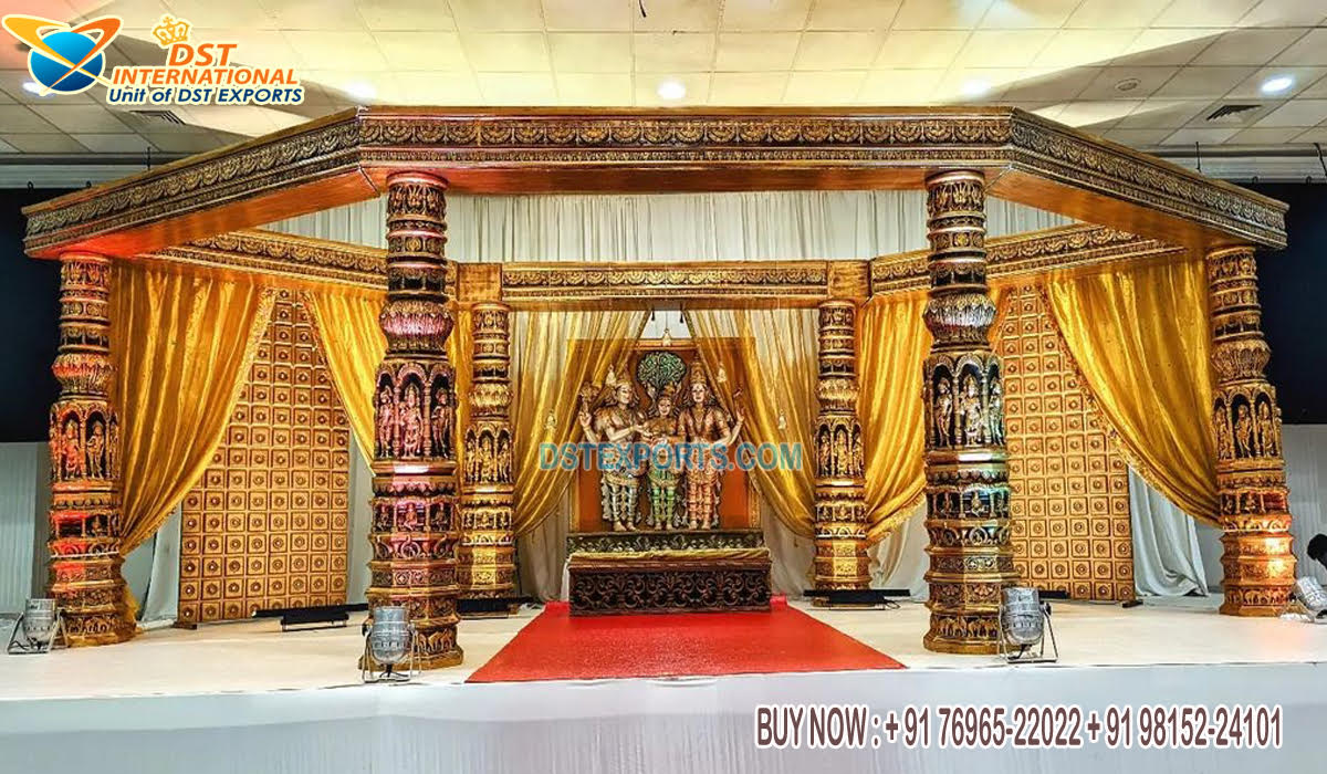 Grand Tamilian Wedding Maharaja Mandap Setup