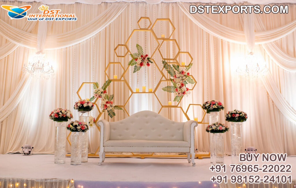 Special Wedding Decor Backdrop Metal Stands DST International