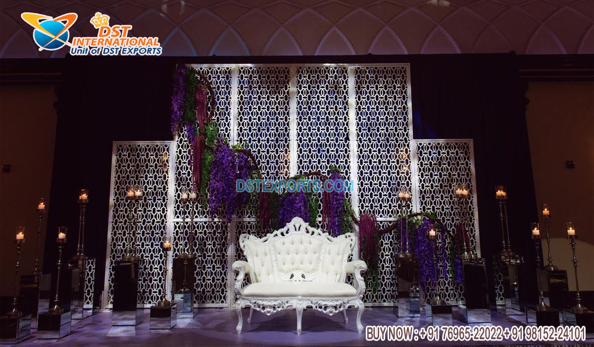Moroccan Laser Cut Panels For Wedding Stage