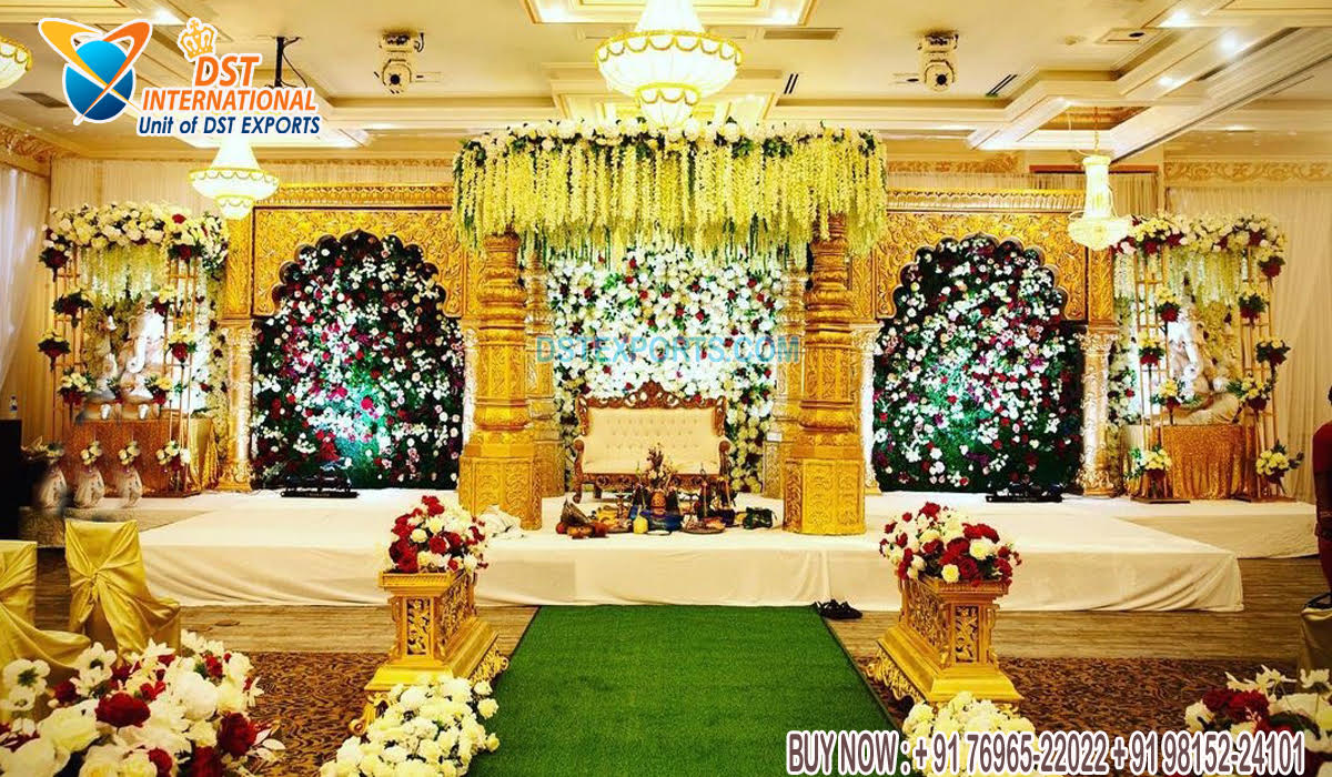 Biggest Gopuram Style Wedding Mandap Decoration