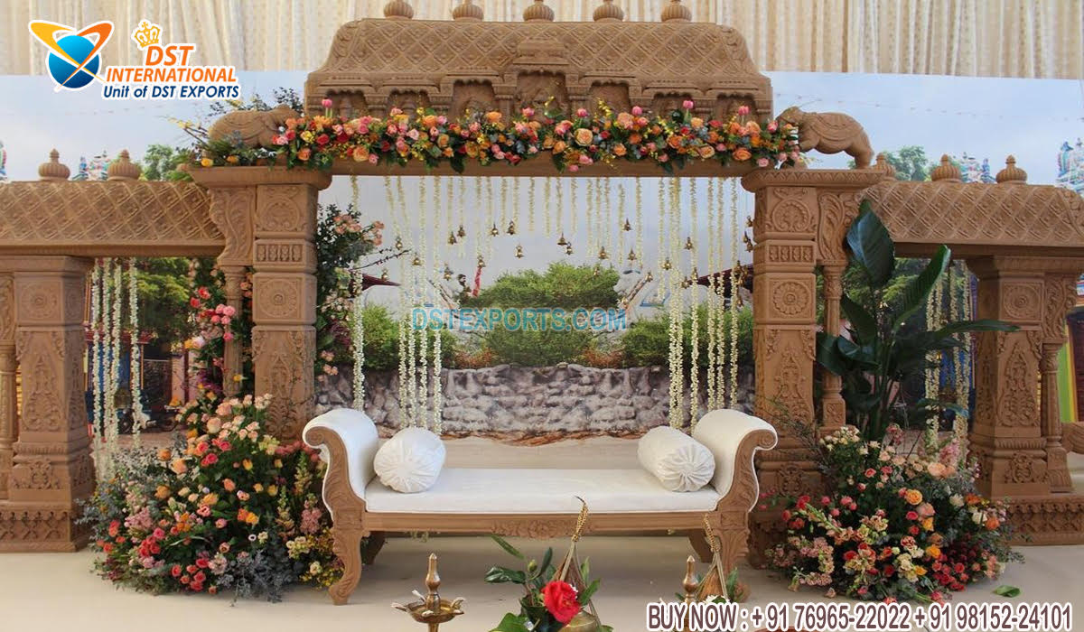 Rustic Theme Wedding Manavarai  Mandap Decor