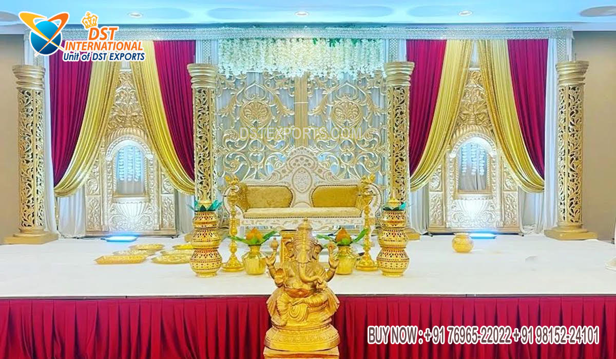 South Indian Theme  Wedding Stage Decoration