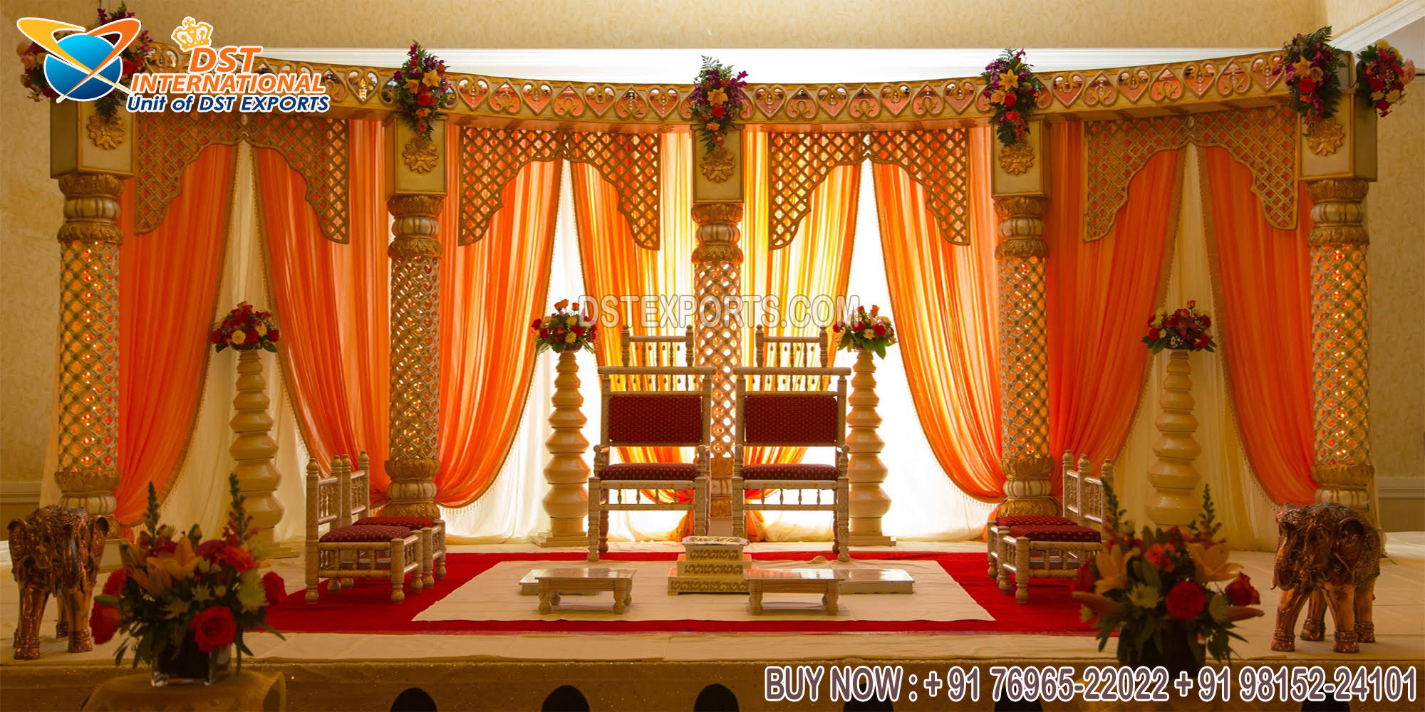 Inspirational Traditional Wedding Ceremony Open Mandap