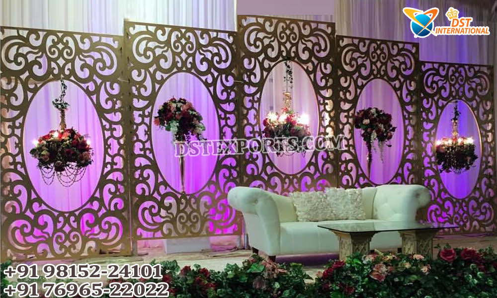 Ravishing Look Floral Design Laser Cut Panels