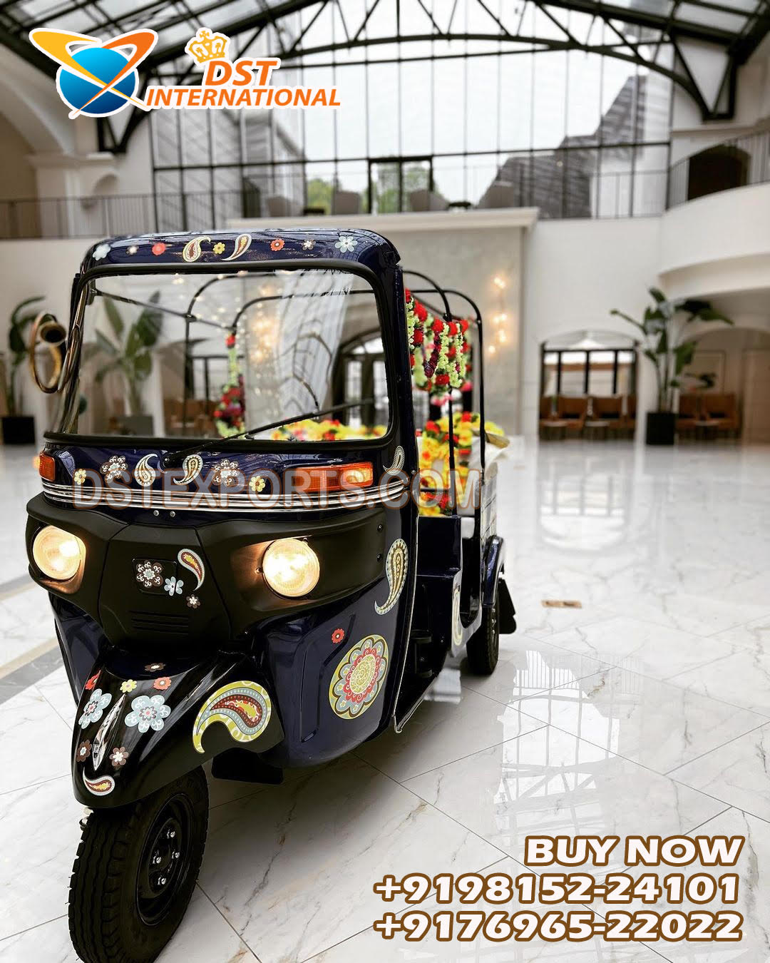 Auto Rickshaw Prop For Bride Groom Entry