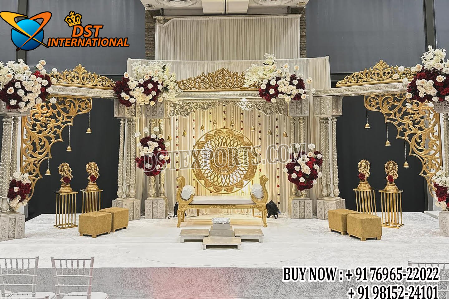 Dazzling Open Style Wedding Stage & Mandap Decor 