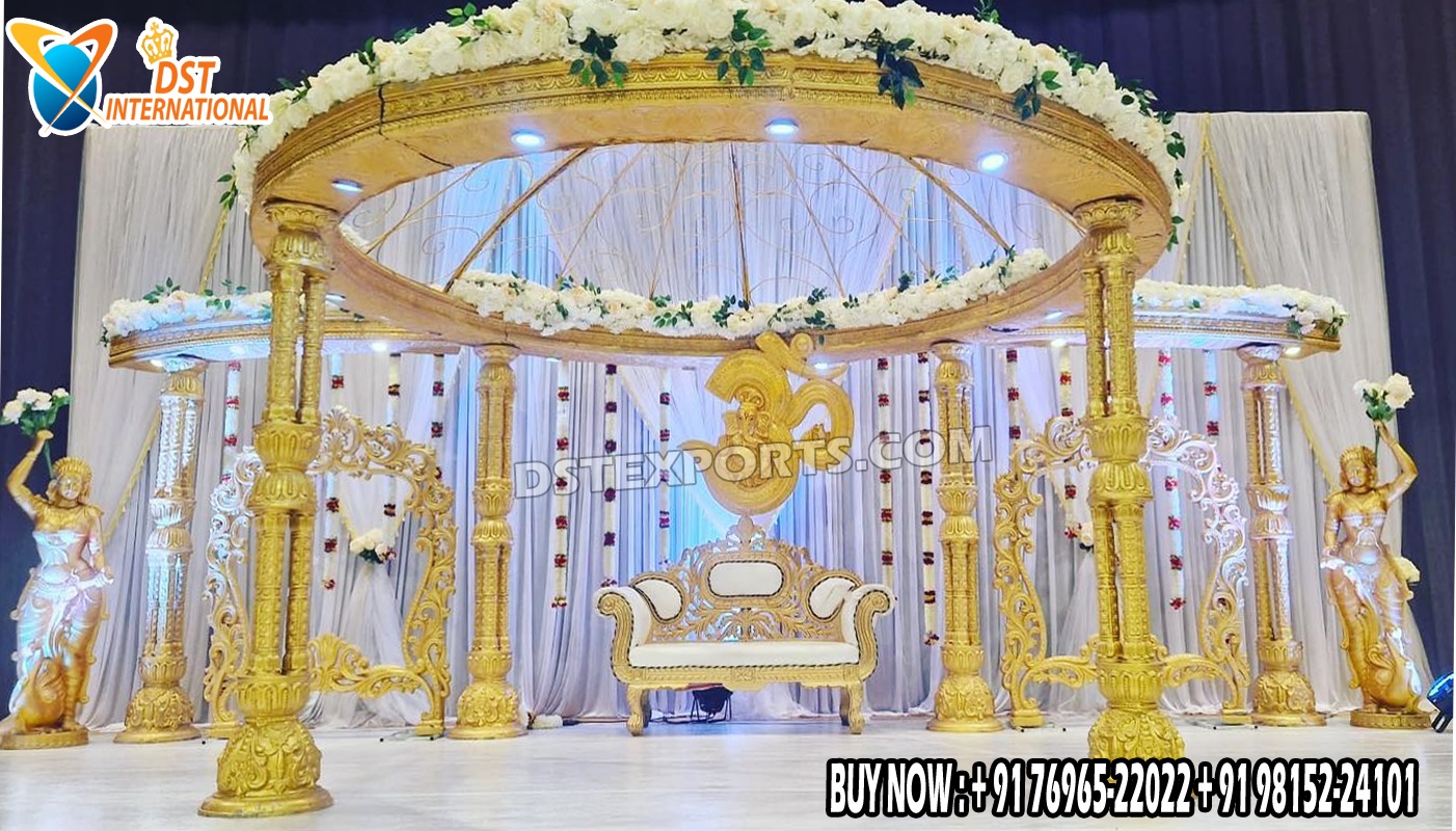 We have more than 20 years of experience in manufacturing Wedding Mandaps with highly skilled handmade craftsmen guarantee of high quality of Product.