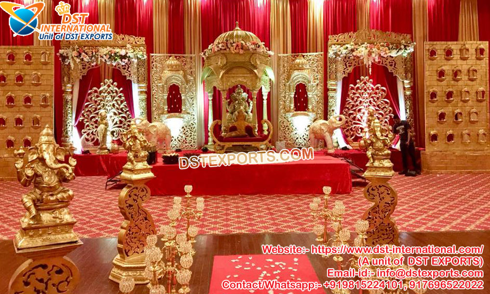 Indian Wedding Stage Decoration Images | Shelly Lighting