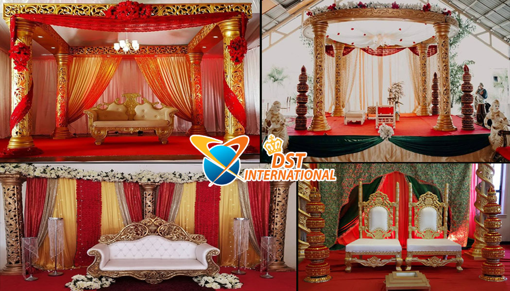 Wholesale Four Pillars Indian Wedding Mandap - DST International