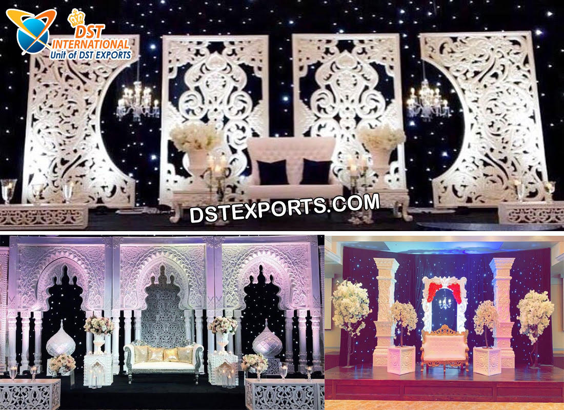 Modern Wedding Contemporary Reception Stage Frames