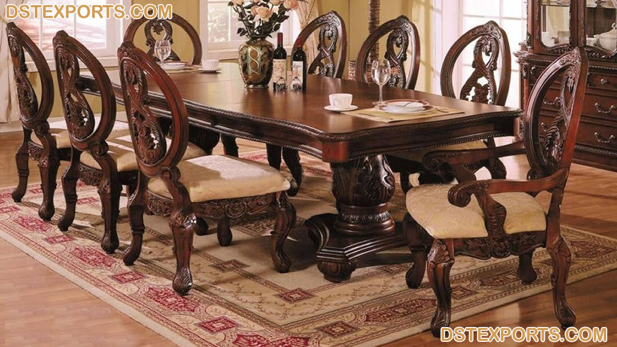 Buy Designer Antique Carved Dining Furniture Dst International