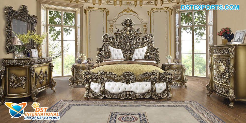 Wooden Crafted Luxury Master Bedroom Furniture - DST Home Furniture  Manufacturer Exporter