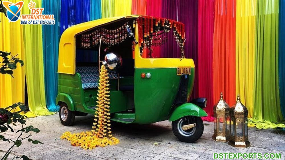 Unique Auto Rickshaw For Mehendi Photobooth - DST International