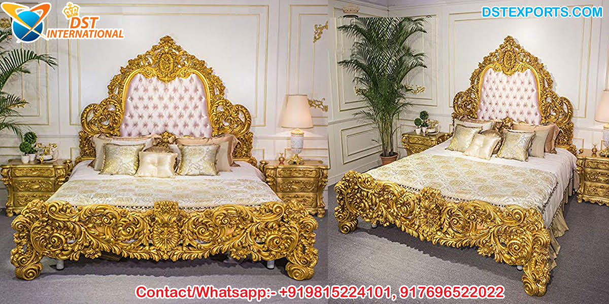 Imperial Arabic Style King Size Bed