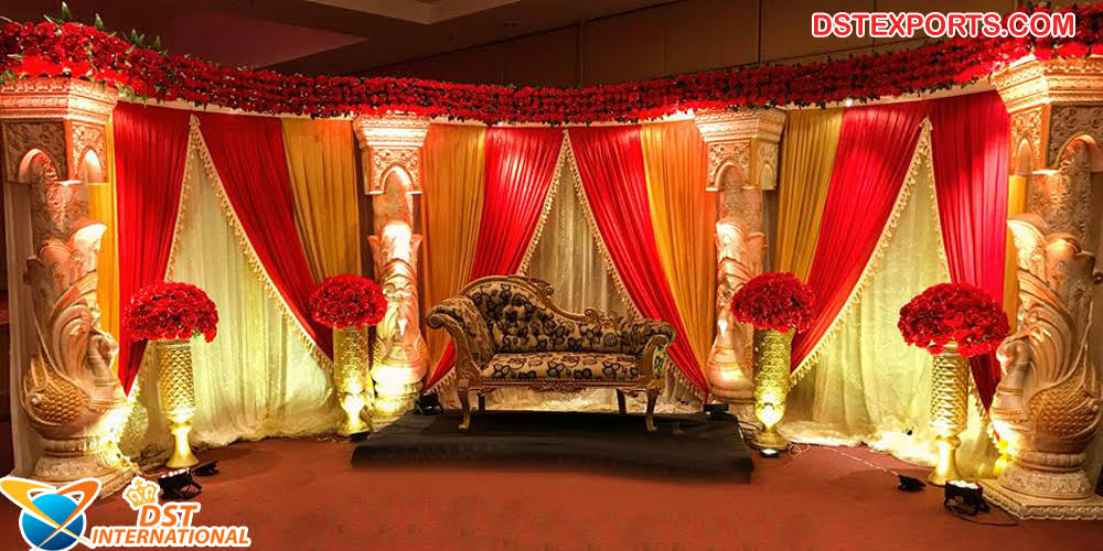 Traditional Tamil Theme Stage for Wedding - DST International