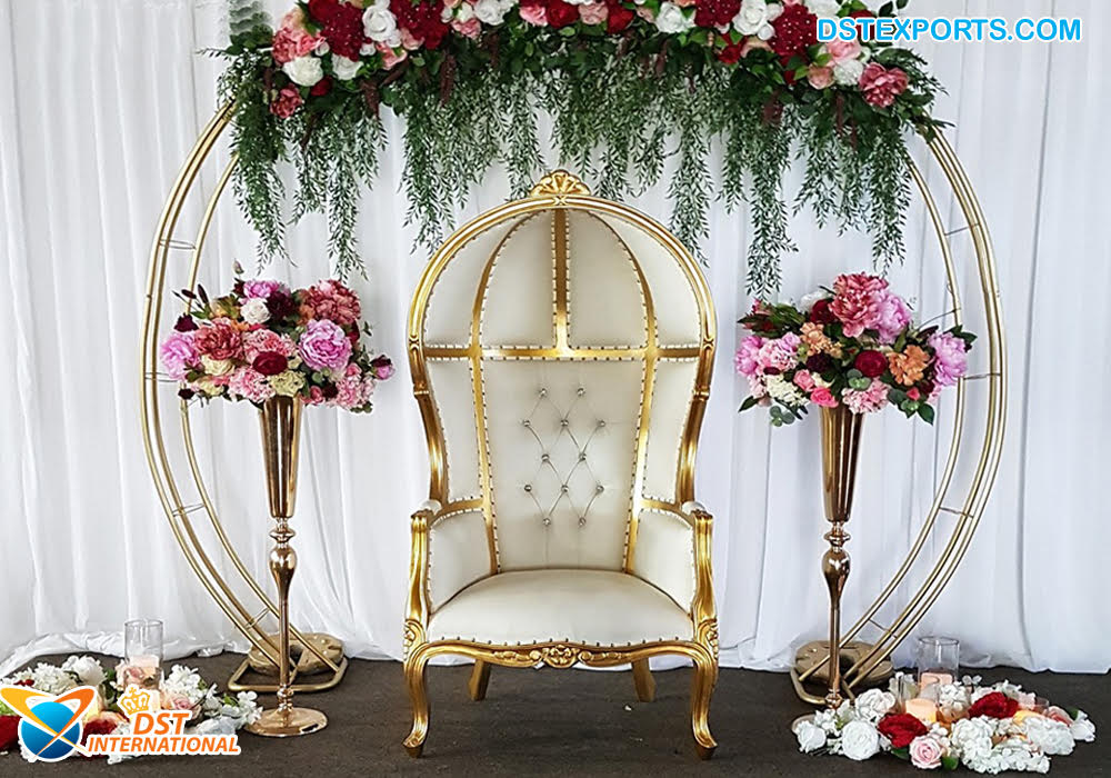 Elegant Canopy Chair for Baby Shower