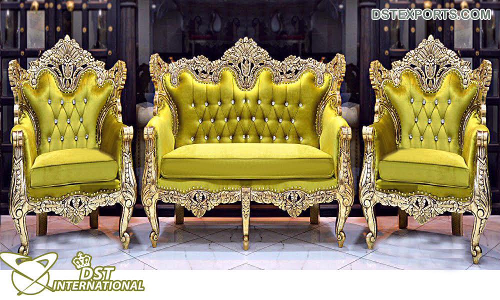 Classic Maharaja Style Wedding Sofa Set