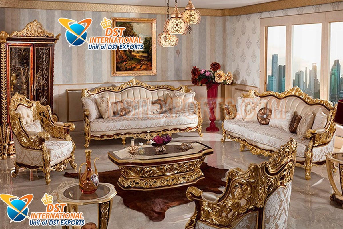 Fully Hand Carved Luxurious Living Room Furniture