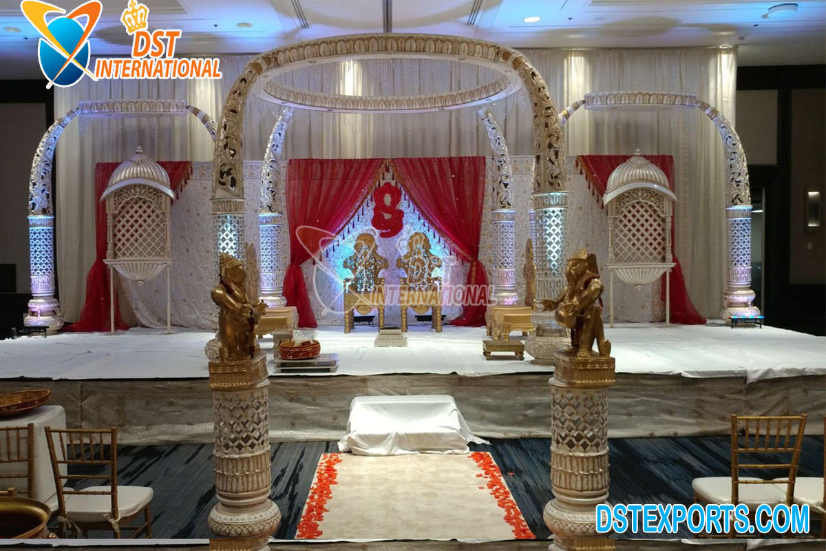 Hindu Wedding Hathi Dant Mandap Decoration