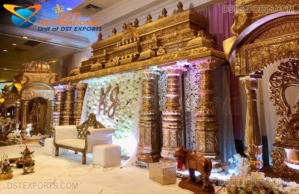 Luxurious Sri Lankan Wedding Stage Decoration