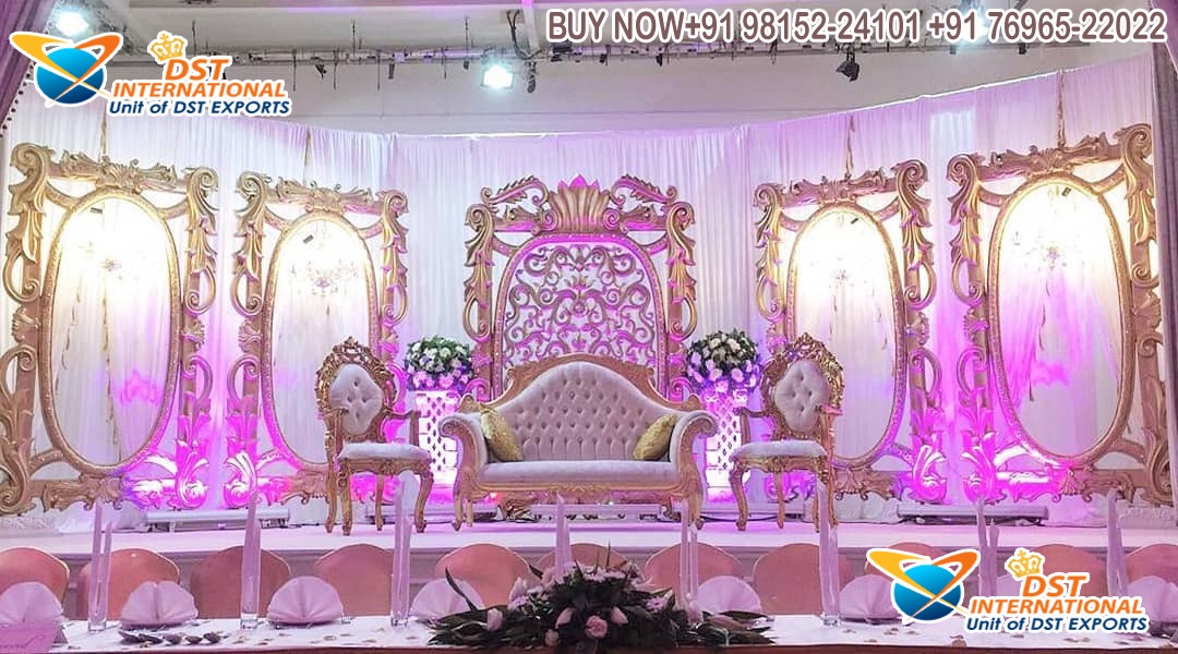 Arabian Designer Wedding Stage Backdrop Frames
