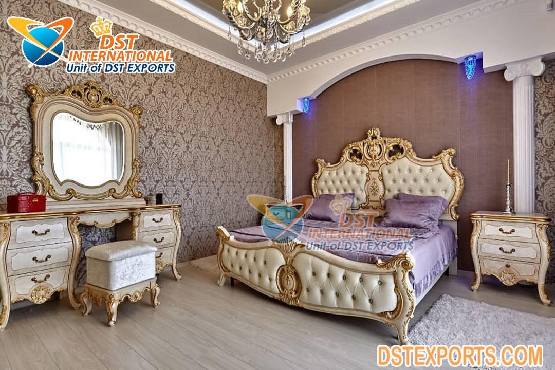 Designer Hand Carved Luxury Bedroom Furniture