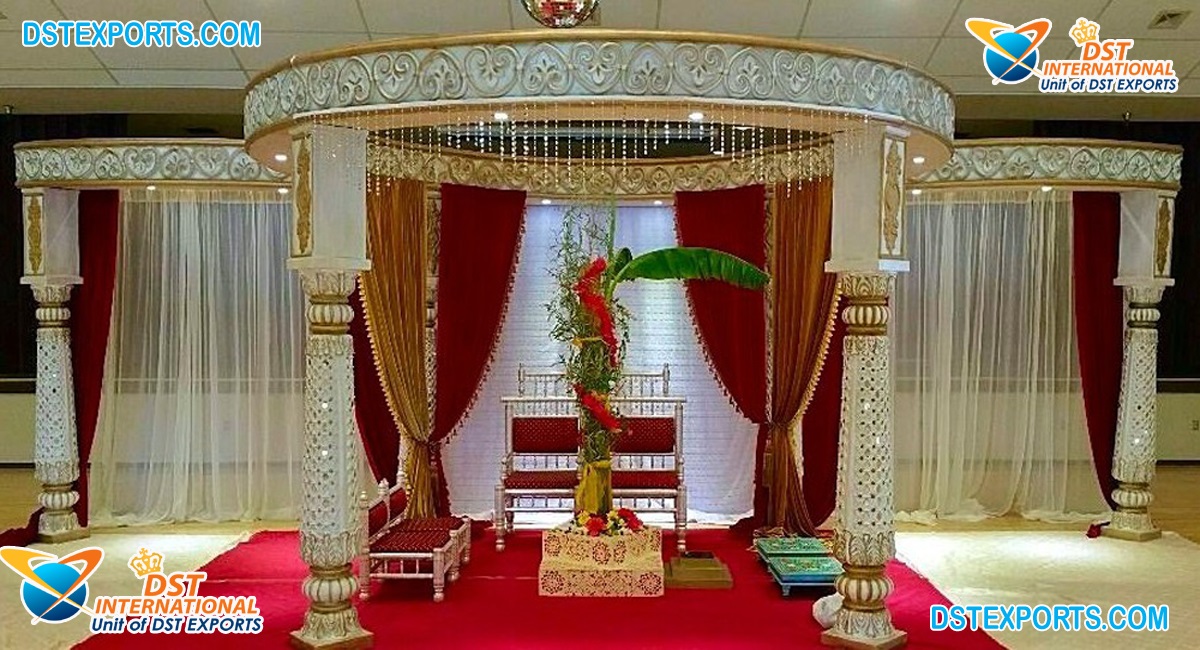 Maharani Wedding FRP Crystal Mandap Design