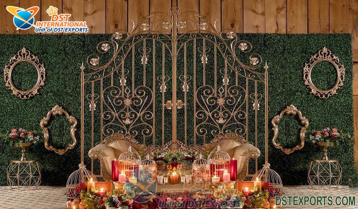 Elegant Designer Metal Gate Frame For Wedding Decor