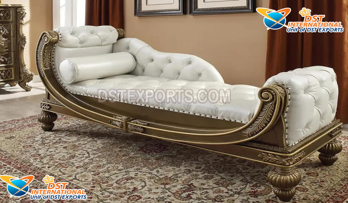 Traditional Solid Wood Settee For Home