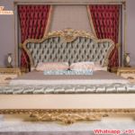Magnificent Baroque Bed in Gold Polish