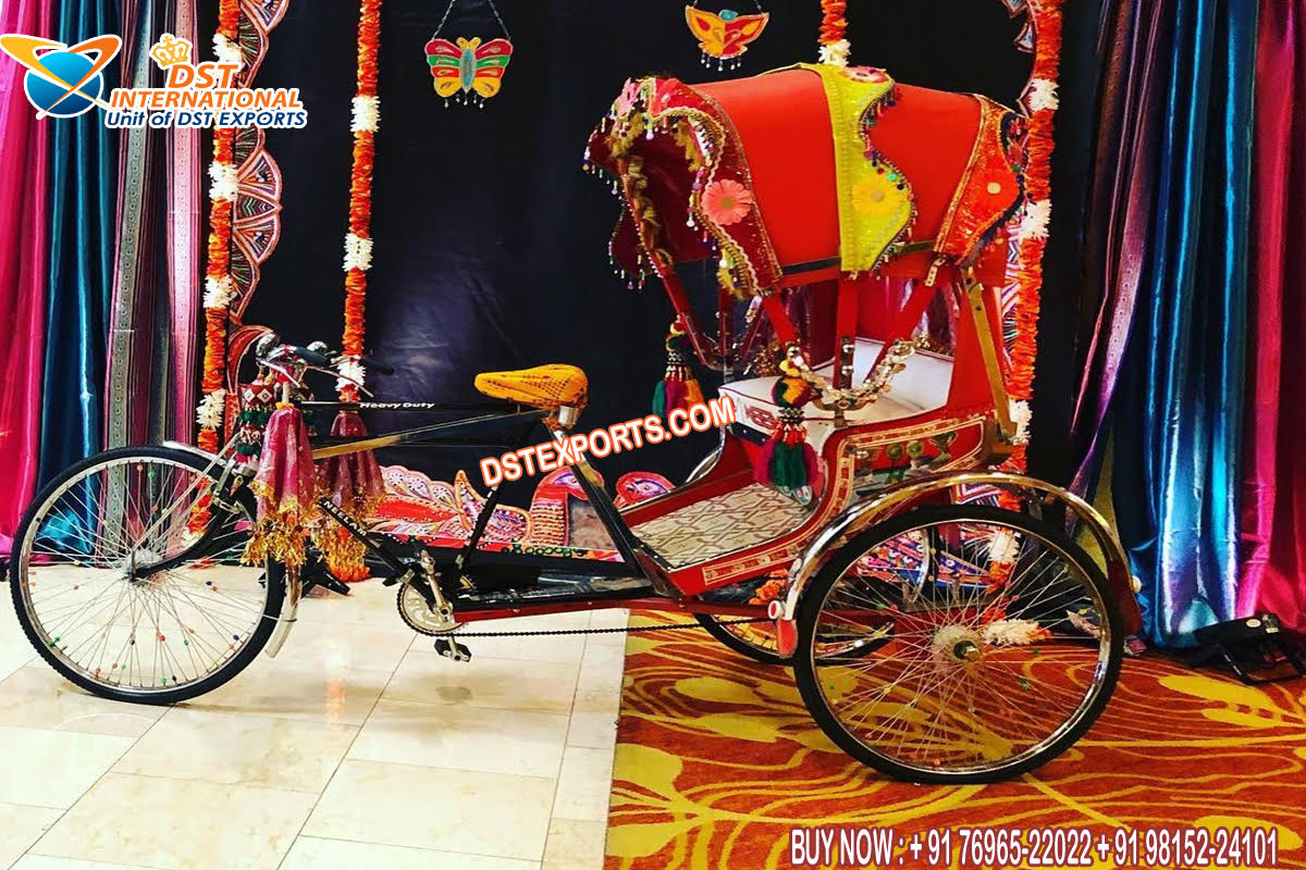 Exclusive Wedding Bride Rickshaw For Entrance