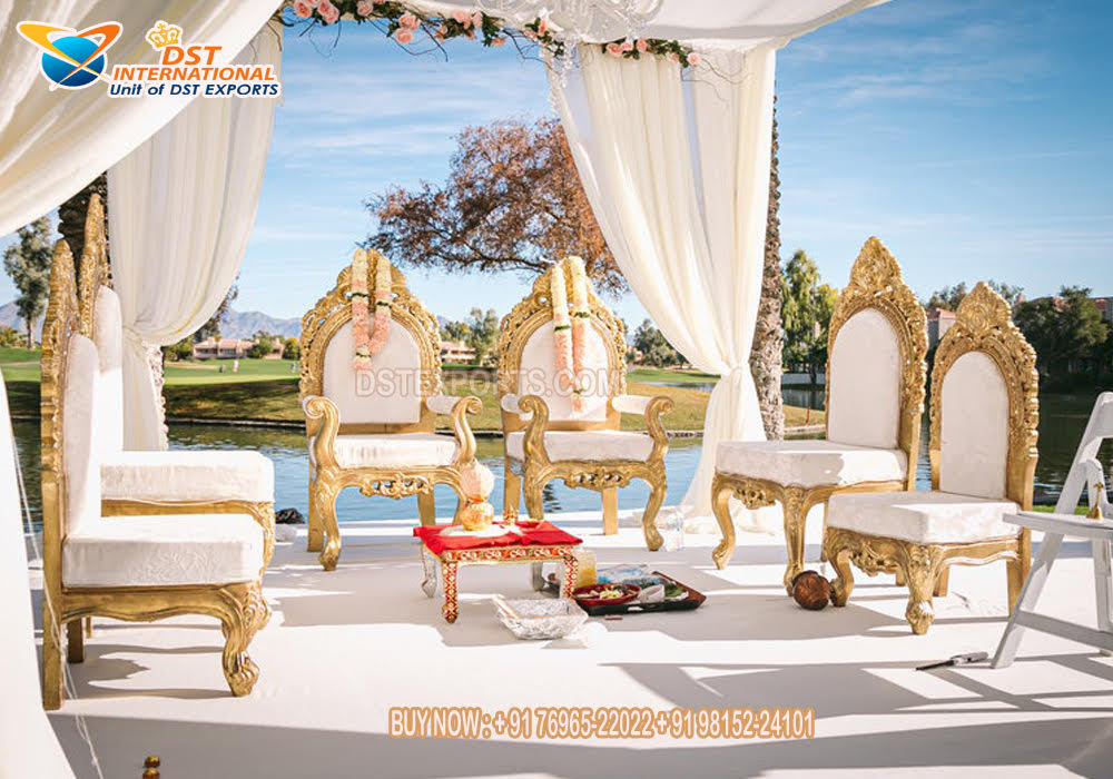 Outdoor Indian Wedding Designer Mandap Chairs