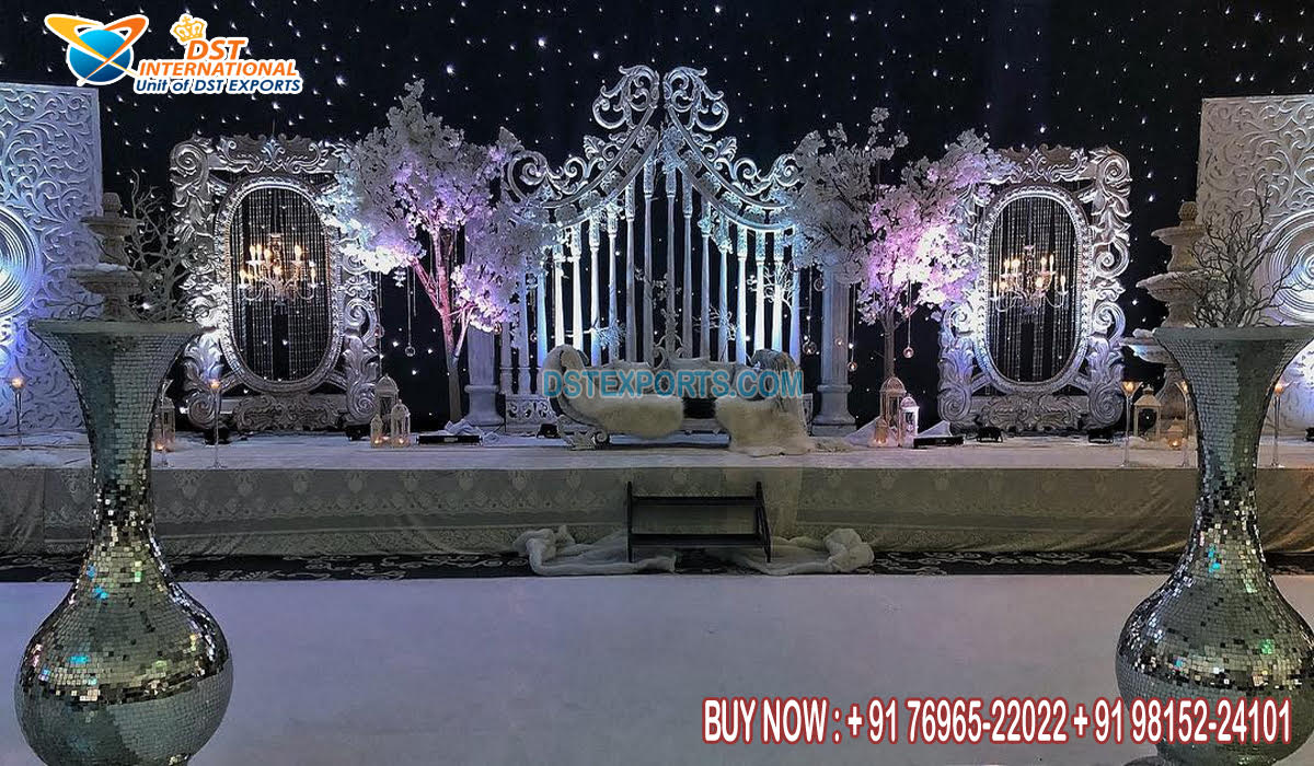 Imperial Wedding Reception Stage Decoration