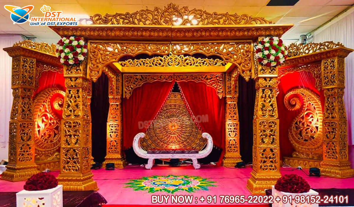 Indian Wedding Maharaja Mandap For Ceremony