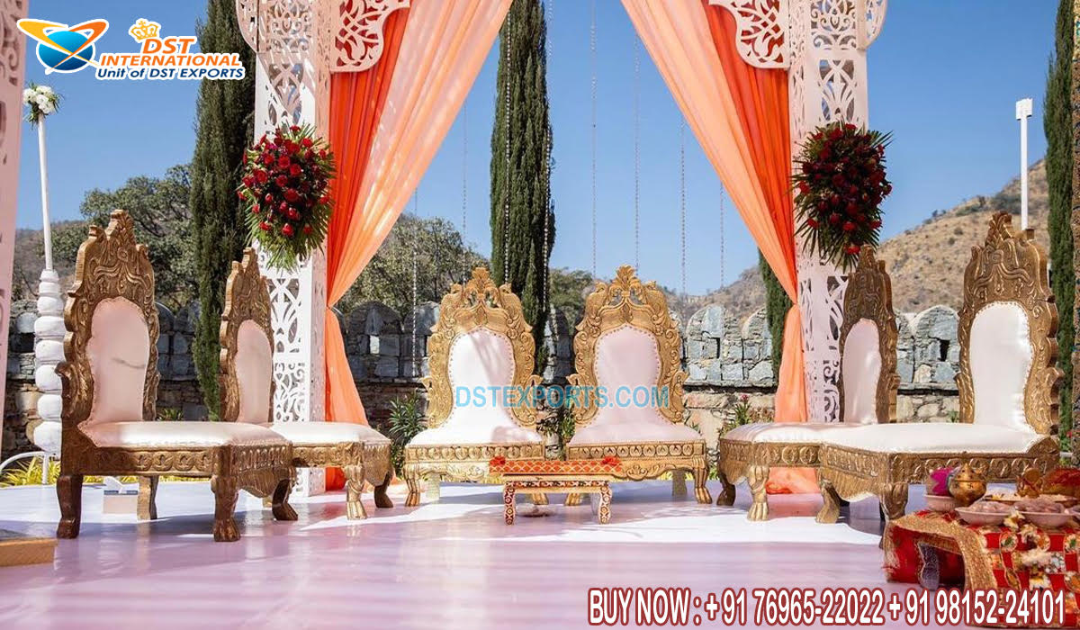Traditional Wedding Vidhi Chairs For Mandap