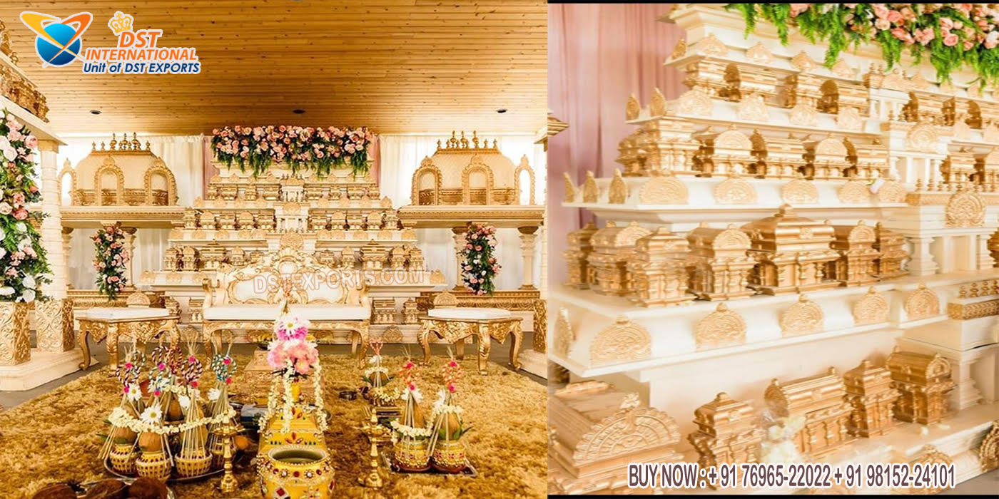Traditional Tirupathi Manavarai Wedding Mandap