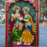 Colorful 3D Radha Krishna Frame Decoration