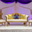 Stylish Bride Groom Sofa Set For Wedding Stage