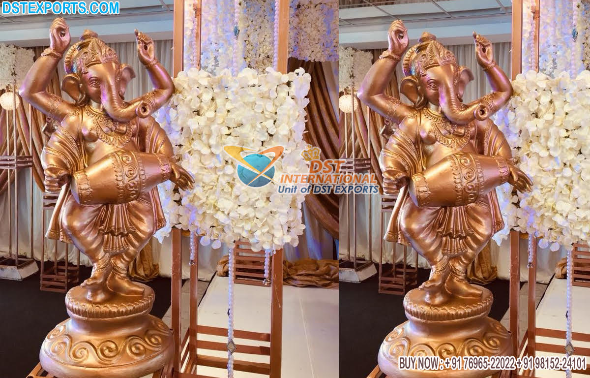 Wedding Mandap Walkway Decoration Ganesha Statues