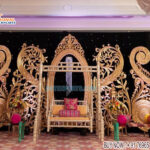 Elegant Wedding Stage Backdrop Frames Decor