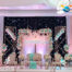 Memorable Wedding Stage Metal Frames Decoration