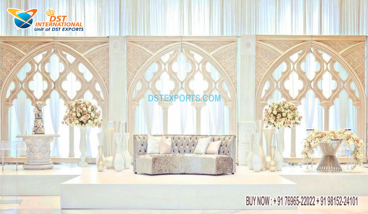 Nigerian Wedding Grand Stage Backdrop Frames