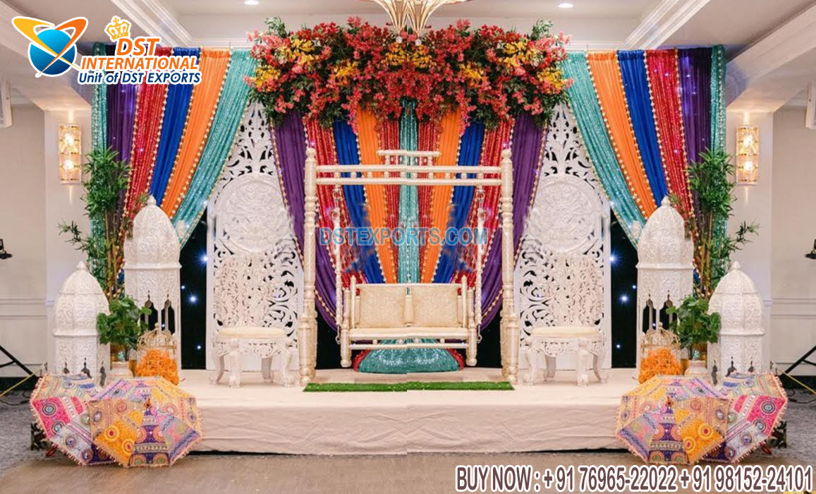 Trending Sangeet Night Wedding Stage Decoration