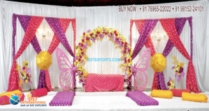 Affordable Wedding Bangle Ceremony Stage Setup