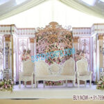 Royal Roman Theme Wedding Stage Decor