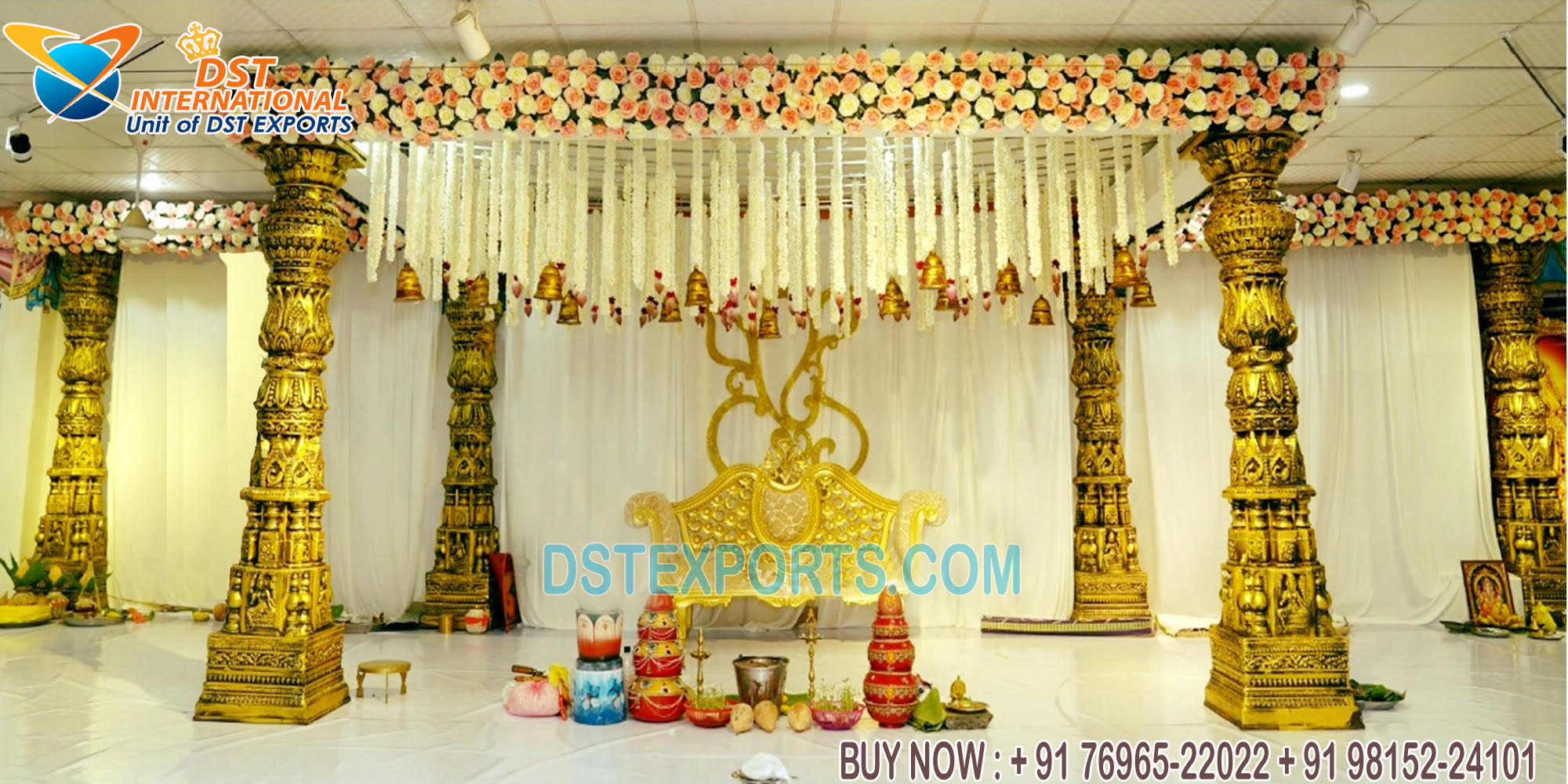 South Indian Style Wedding Mandap Decoration