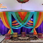 Colorful Backdrops For Sangeet Party Night Stage