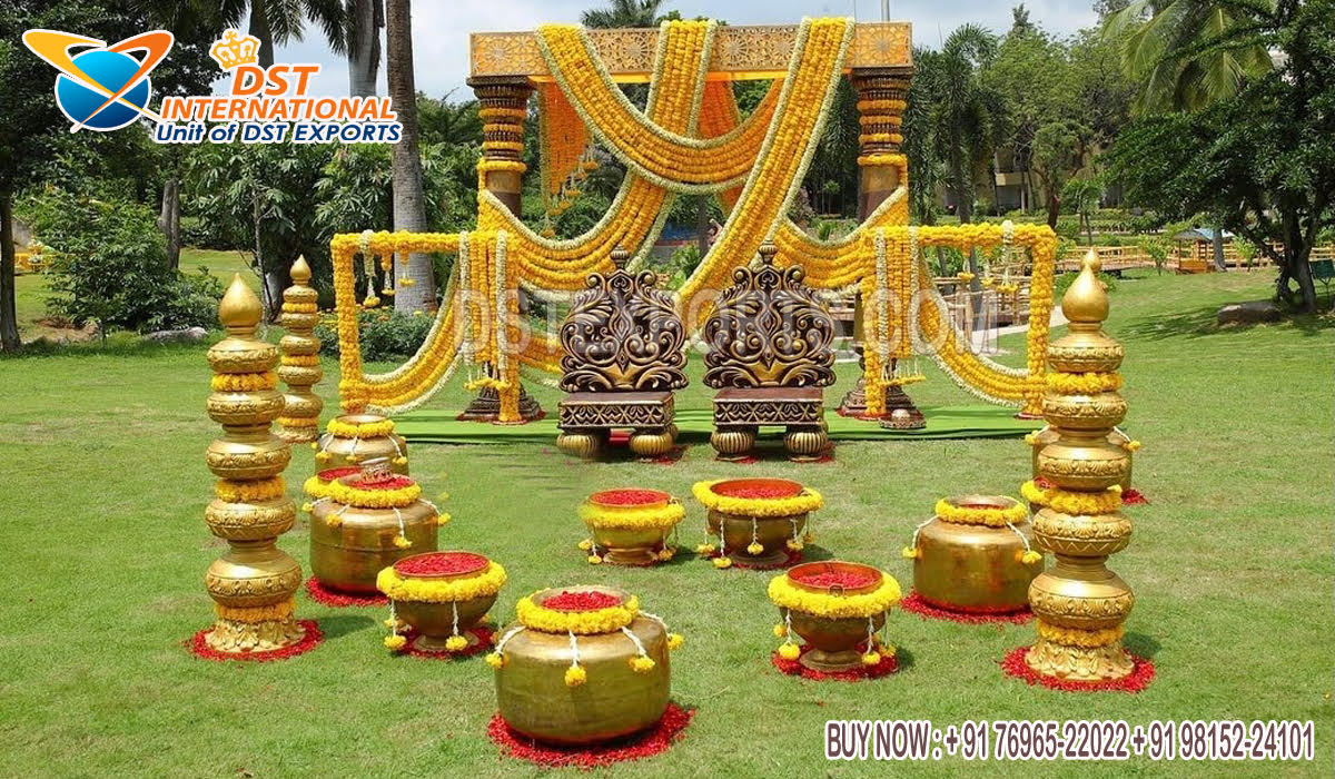 South Indian Wedding Mangala Snanam Decoration