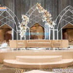 Trendy Metal Arches For Reception Night Stage